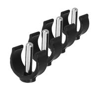 Gogogmee 4pezzi Clip Per Bastoni Da Passeggio Pieghevoli Morsetti Forma Di c in Plastica Accessori Per Fissaggio Sicuro Su Stampelle e Deambulatori