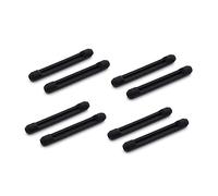 Gogogmee 4pezzi Coperture Antiscivolo Silicone Per Occhiali Ganci Per Orecchie e Gambe Per Sole Accessori Pratici e Leggeri Per Sport e Attività Outdoor Nero