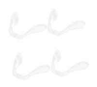 Gogogmee 4pezzi Cuscinetti Per Naso in Plastica Naselli Antiscivolo Per Occhiali Naselli Ricambio Per Montature Occhiali Cuscinetti Per Naso Protezione Per