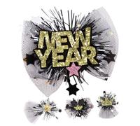 Gogogmee 4pezzi Fermaglio per Capelli da Festa Forcine per Capelli di Capodanno da Donna per Celebrazione