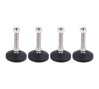 Gogogmee 4pezzi Piedini Regolabili in Nailon Antiscivolo e Ammortizzanti per Mobili Supporto Altezza D50xm16x50 per Linee di Produzione e Attrezzature Alimentari