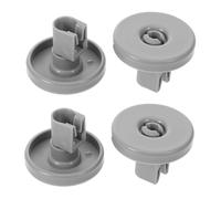 Gogogmee 4pezzi Ruote Per Lavastoviglie Da Compatibili Con e Zanussi Accessori Inferiori Per Facilità Di Movimento e Stabilità Ottimale