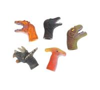 Gogogmee 5 Burattini Dito per Marionette Mano Educative e Pratiche Animali Giungla per Raccontare Storie e Divertimento