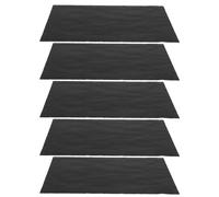 Gogogmee 5 fogli Adesivi Stradali per Modellismo Ferroviario Autoadesivi Nero per Diorama Miniature Educativi e Creativi per Layout Architettonici e Pianificazione Urbana