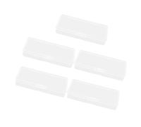 Gogogmee 5 pezzi Contenitori Trasparenti Piccoli in Plastica per Accessori e Organizzazione Scatole Portaconfetti Multiuso per Gioielli Bomboniere e Articoli da Cucito Facili da Pulire e