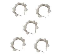 Gogogmee 5 Pezzi Di Fascia Per Con Fiocco Alla Moda Leggera E Comoda Per Donne Accessorio Per Copricapo Chic