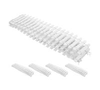 Gogogmee 5 Pezzi Mini Recinzione in Legno Bianco per Micro Paesaggi da Pz Decorazione Te per in Miniatura Accessori per Orto Fatato e Scenografie di Casette