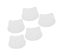 Gogogmee 5 Pezzi Mini Tappeto per Casa delle Bambole in Morbido Panno Peluche Mini Coperta Forma di Gatto Tappeto Finto per Cameretta Mensola o Scrivania Decorazione Miniatura per Nido e