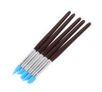 Gogogmee 5 Pezzi Pennelli Modellatori per Argilla con Punte in Silicone Resistenti Strumenti per Scolpire e Modellare Pasta Terracotta Adatti per Pittura e Scultura