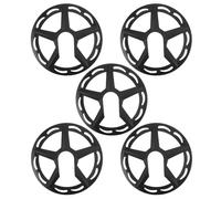 Gogogmee 5 Pezzi Protezione per Catena Bici 42 Denti 4 Fori in Plastica Resistente, Copricatena Leggero per Mountain Bike e Bici da Strada, Kit 5 Pezzi Copertura Antiusura per Guarnitura