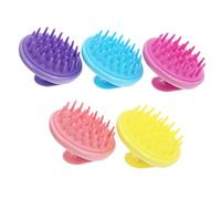 Gogogmee 5 Pezzi Spazzole in Silicone Pettine Shampoo Esfoliante per e Capelluto Design Ergonomico per Pulizia Profonda e Stimolazione