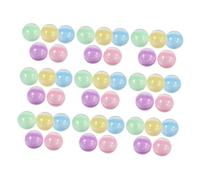 Gogogmee 50 pezzi Capsule Rotonde Trasparenti Macaron per Distributori Automatici e Giochi Contenitori Resistenti in Plastica per Caramelle e Sorprese per Progetti DIY e Feste