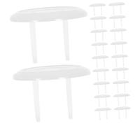 Gogogmee 50 Pezzi Copripresa Elettrica Trasparente con Protezione Isolante Sicurezza per Prese Standard Tappi di Sicurezza Antinfortunistica per Casa e Ufficio