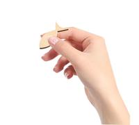 Gogogmee 50 pezzi Sagome in Legno Grezzo Mini Sagomati per Decorazioni Fai da Te Materiale Legno Liscio e Robusto per Artigianato e Pittura Personalizzata