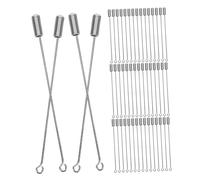 Gogogmee 50 Pezzi Spilla Da Spilla Lunga Perno Di Sicurezza in Metallo Spille Da Balia Per Sciarpa Sostituzione Del Perno a Bastone Pin Di D'argento Silver