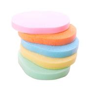 Gogogmee 50 pezzi Spugne Esfolianti Naturali Bambù Colorati per Pulizia Profonda e Struccante Colore Casuale Colore Casuale