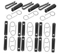 Gogogmee 50 set Utensili per Rimozione Copri Dadi Ruota Auto Pinze Nere Ganci in Acciaio Inox Resistenti Strumenti Professionali per Smontaggio Copridadi Veicoli Adatti Vari Pneumatici