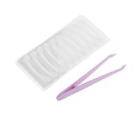 Gogogmee 500 Pezzi Cerotti Naso Autoadesivi Traspiranti per Rimodellamento e Contrazione Nasale Strisce Elastiche Morbide per Lati Nasali con Pinzette per Contouring e Uso Quotidiano