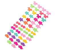 Gogogmee 50pezzi Fermagli Colorati Per Accessori Decorativi Per Stili Cartoni Animati Prugne Farfalle
