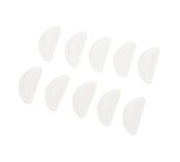 Gogogmee 5paia Naselli in Silicone Trasparente Per Occhiali Cuscinetti Antiscivolo Ergonomici Per Ponte Del Naso Kit Riparazione Occhiali Comfort e Durata Adatti Montature Di Visione e Sole