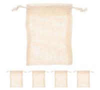 Gogogmee 5pezzi Sacchetto Esfoliante per Sapone da Bagno Confezione da Materiale di Facile da Usare Crea Ricca Rapidamente Delicato sulla Funzionale per Bagno