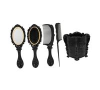 Gogogmee 5pezzi Spazzola Per Capelli Con Airbag Pettine Per Capelli Spazzola Piatta Districante Set Da Pettine Con Supporto Per Tutti i Tipi Di Bagnati e Asciutti Per Adulti e Ragazzo Ragaz