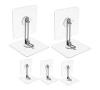 Gogogmee 5sets Ancoraggi Sicurezza Per Mobili Trasparenti Anti-ribaltamento Per Armadi Librerie e Mobili Tv Fissaggi Murali Senza Foratura Per Protezione Ragazzo Ragazza Ragazza Camera e So