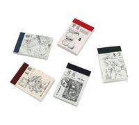 Gogogmee 5sets Carta per Scrapbooking Carta Artigianale per Diario Supporto Vintage di Sfondo Creativa per Foto Biglietti d Auguri Fatti Mano Decorazioni Conti Fai da Te Origami Confezioni