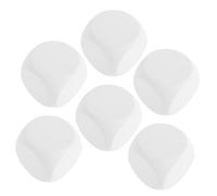 Gogogmee 6 Dadi in Schiuma Scrivibili per Blocchi EVA per Pittura Creativa e Giochi Educativi Vuoti per Attività DIY e Laboratori Didattici
