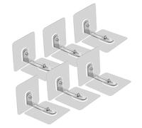 Gogogmee 6 Fissaggi Adesivi Antiribaltamento per Mobili Ancoraggi Resistenti Foratura per Sicurezza Adatti Comò Librerie Armadi e Scrivanie