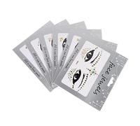 Gogogmee 6 Fogli Adesivi Halloween Brillanti Stickers Decorativi Facili Applicare per Cosplay e Feste Tema Design Casual e Duraturo