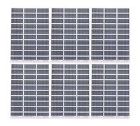 Gogogmee 6 Fogli di Adesivi per Pannelli Solari Modello, Adesivi Autoadesivi per Nuove Energie per Case Delle Bambole, Accessori per La Pianificazione, Forniture per Modelli di Edifici con Tavolo di