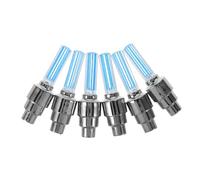 Gogogmee 6 LED Valvola Bicicletta Neon Flash Automatico per Ruote Effetto Disco Blu