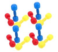Gogogmee 6 Paia Pesi per Plastica Colorati per Ragazzo e Attrezzi Fitness Sicuri e Facili per Esercizi e Attività Motorie Educative