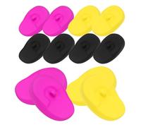 Gogogmee 6 paia Protezione Orecchie in Silicone Riutilizzabile per Tintura Capelli Anticalore Paraorecchie Ergonomici per Uso Salone e Shampoo Copri Orecchie Compatti e Facili da Pulire