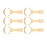 Gogogmee 6 Pezzi Anelli per Pull Up in Cot Giocattoli per Esercizi Ragazzo Ragazza Accessori Lettino per Supporto Allenamento Camminata e Sviluppo Stabilità Facili da Installare e Rimuovere