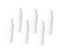 Gogogmee 6 pezzi Bottiglie Cosmetiche da Viaggio Resistenti in Plastica Bianca Riutilizzabili per Shampoo Bagnoschiuma e Skincare per Vacanze e Attività all Aperto