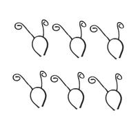 Gogogmee 6 pezzi Cerchietto Antenne Formica Nero per Halloween e Party Costume Accessorio Retrò per Adulti Fascia Capelli Forma di Tentacolo Ant per Cosplay e Festa Tema