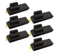 Gogogmee 6 Pezzi Clip per Putter da Golf in Plastica Nera 6 Pezzi Porta Putter Compatto e Organizer per Mazze da Golf Installazione Rapida per Uomini e Donne