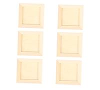 Gogogmee 6 Pezzi Foto Fai da Te in Legno Portafoto in Argilla per Cornice Decorativa per attività Manuali e Sviluppo Abilità
