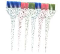 Gogogmee 6 pezzi Pennelli Spazzola per Riutilizzabili Pettine per Salone e Domestico Colori Blu Materiale Resistente e Lavabile