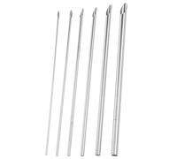 Gogogmee 6 Pezzi Perforatori Argilla in Acciaio Inossidabile per Ceramica di Tagliapasta Rotondi per Buchetti in Progetti Pottery DIY e Scultura Manuale