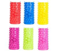 Gogogmee 6 pezzi Tappetino Piedi per Riflessologia con Puntini Pressione su Tallone Arco e Dita per Sport e Relax