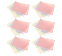 Gogogmee 6 Set Divisori con Linguette in PP Pastello per Raccoglitori e Quaderni Organizer Cartelle Resistente per Ufficio e Scuola