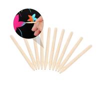 Gogogmee 60 Pezzi Bastoncini in Bamboo per Arte Scratch Penne Resistenti e Leggere Facili da Impugnare per Carta da e Progetti DIY Artigianali