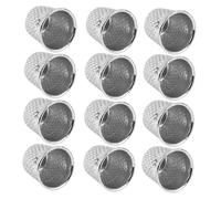 Gogogmee 60 Pezzi Ditale Cucito Metallo Protezione Dita per Cucito Mano e Patchwork Design Compatto e Adatto a Ricamatori e Ricamo Accessori Fai da Te per Lavori di Precisione