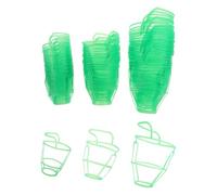 Gogogmee 60 Pezzi Rete Porta Flaconi per Infusione in Plastica, Copertura a Rete per Bottiglie Saline da 100/250/500 Ml, Accessori Ospedalieri per Controllo Fluido e Supporto