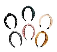 Gogogmee 6pezzi Fasce Per Di Plastica Annodate Cerchietto Alla Moda in Accessori Per Ragazza Adatti Per Lavaggio Viso e Trucco