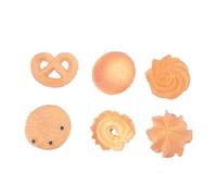 Gogogmee 6pezzi Fermagli per Chioma Biscotto in Plastico Leggeri e Comodi per Ragazze Accessori per Chioma la Vita Quotidiana e Feste