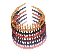Gogogmee 6pezzi Pz Fasce Ondulate Denti Per Donne Accessori Per Leggeri e Comodi Vari Colori Cerchietti Eleganti Per Stile e Occasione